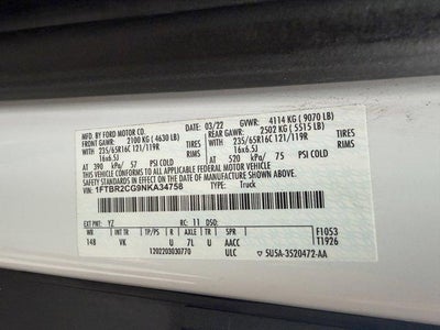 2022 Ford Transit Cargo Van BASE