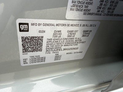 2024 GMC Sierra 1500 AT4X