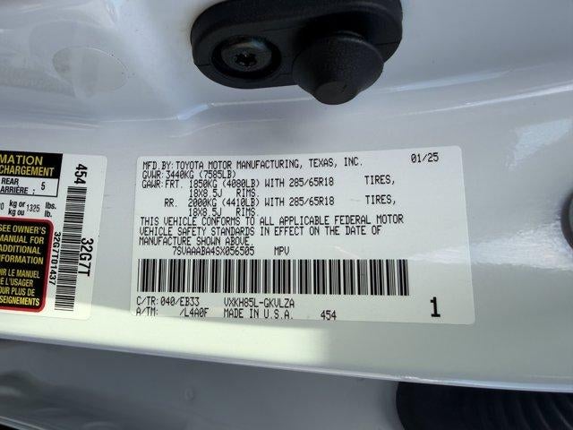2025 Toyota Sequoia SR5
