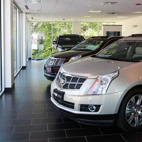 Durand Cadillac Dealership interior